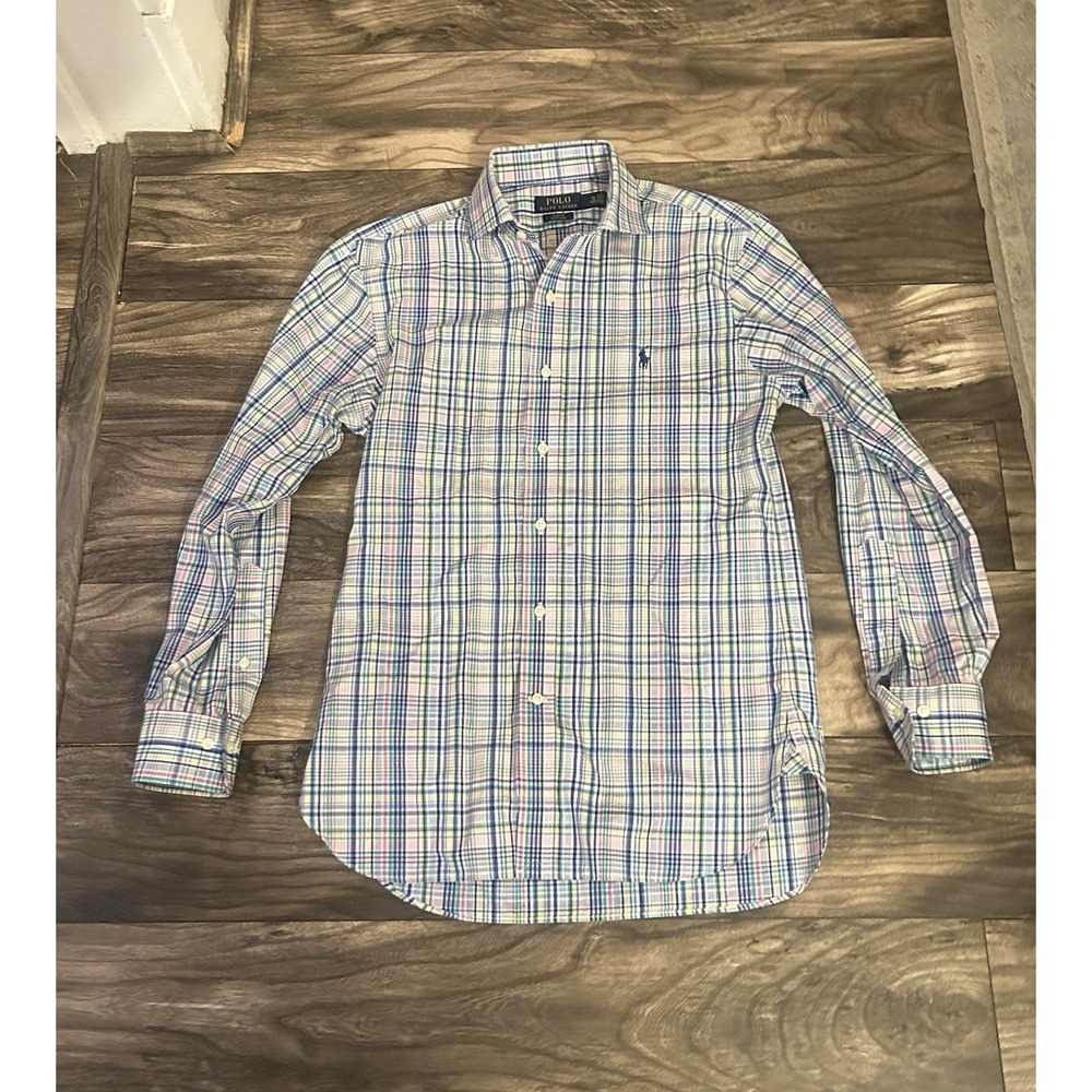 Polo Ralph Lauren Multi Slim Fit Long Sleeve Button Down Oxford 15 32/33‎ 501